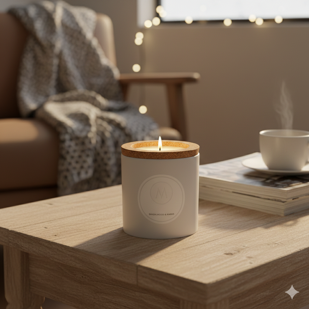 Egyedi címkés illatgyertya