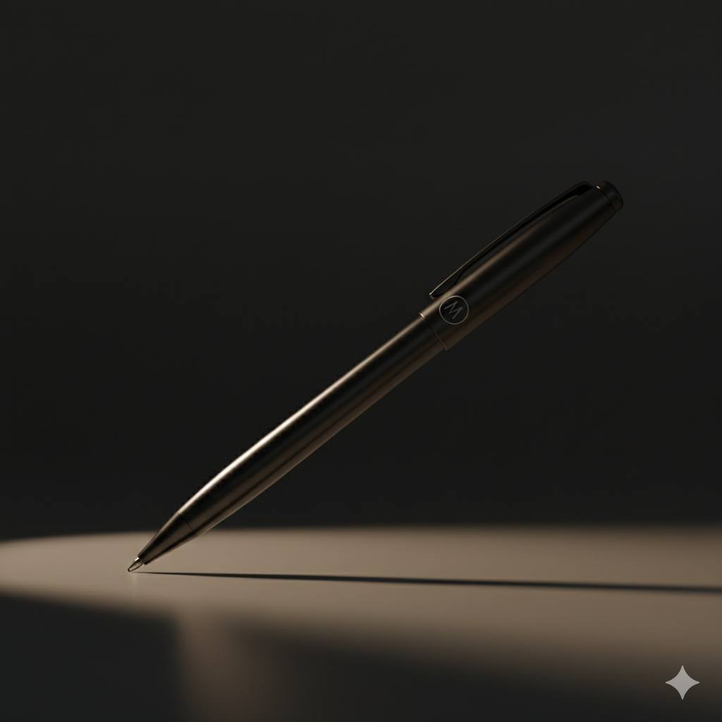 Gravírozott fém toll